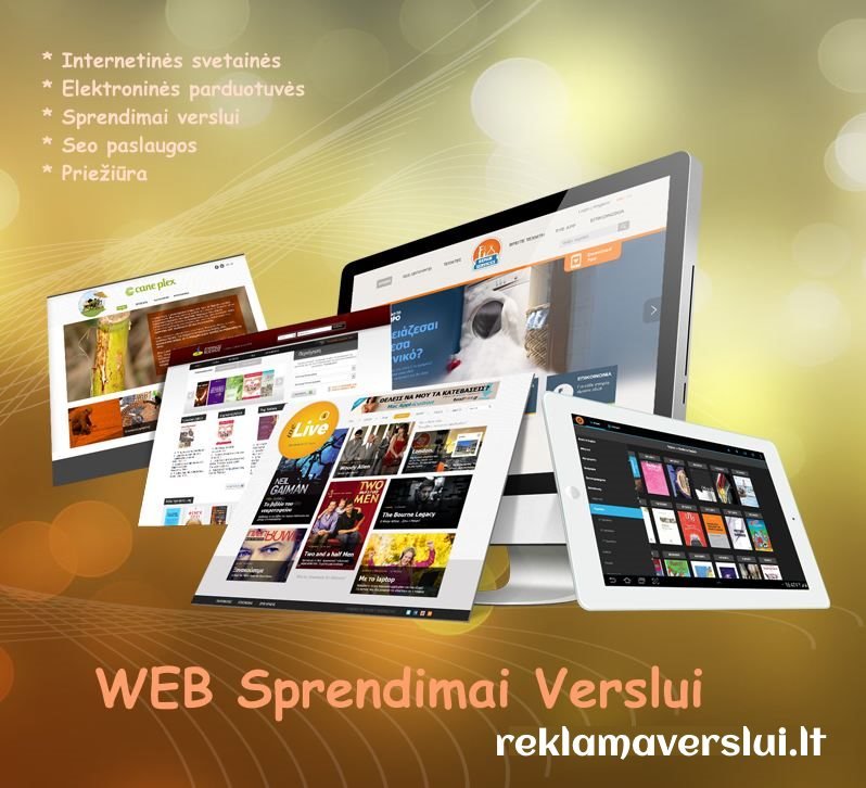 Internetinių svetainių kūrimas. web sprendimai